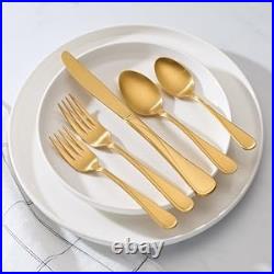 Silverware Set For 8, American Harmony 45-Piece Everyday Flatware Set with