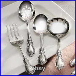 Silverware Set For 8, American Harmony 45-Piece Everyday Flatware Set with