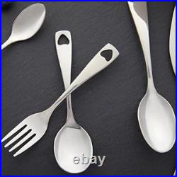 Silverware Set For 8, American Harmony 45-Piece Everyday Flatware Set with