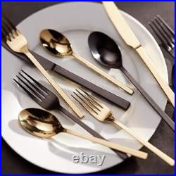 Silverware Set For 8, American Harmony 45-Piece Everyday Flatware Set with