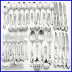 Stainless By Oneida Ltd Deluxe Strathmore Flatware Lot 43 pc