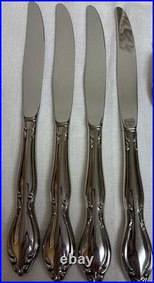 Stainless Oneida Deluxe vintage flatware set 20 pc service for 4 STRATHMORE