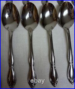 Stainless Oneida Deluxe vintage flatware set 20 pc service for 4 STRATHMORE