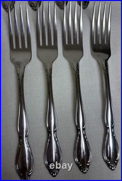 Stainless Oneida Deluxe vintage flatware set 20 pc service for 4 STRATHMORE