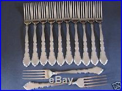 USA Seller 12 Satinique Dinner Forks Oneida New 18/8 Free Shipping USA Only