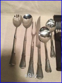 VINTAGE ONEIDA COMMUNITY STAINLESS PATRICK HENRY 44 pieces