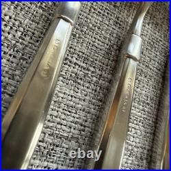 VINTAGE Oneida Act II Stainless Flatware Salad Forks Set of 8 Cube Mark