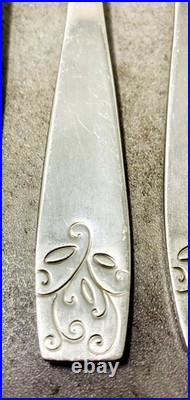 VNTG Oneida FLORENCE Stainless Flatware SERVICE for 8 Silveware Lot 40 Pieces