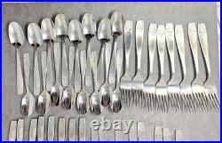 VNTG Oneida FLORENCE Stainless Flatware SERVICE for 8 Silveware Lot 40 Pieces