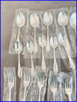 VTG 65 Piece Oneida USA American Harmony Arbor Flatware Set Service For 12 New