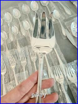 VTG 65 Piece Oneida USA American Harmony Arbor Flatware Set Service For 12 New