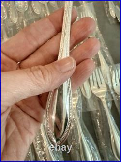 VTG 65 Piece Oneida USA American Harmony Arbor Flatware Set Service For 12 New