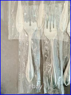 VTG 65 Piece Oneida USA American Harmony Arbor Flatware Set Service For 12 New VTG 65 Piece Oneida USA American Harmony Arbor Flatware Set Service For 12 New