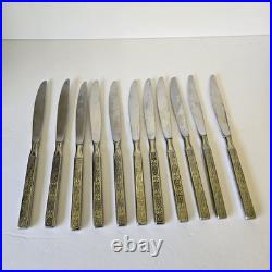 VTG MCM Oneida CAPRI Distinction Deluxe HH Stainless Flatware Set 71 Pieces