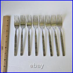 VTG MCM Oneida CAPRI Distinction Deluxe HH Stainless Flatware Set 71 Pieces