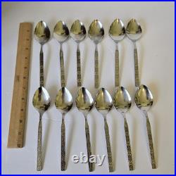 VTG MCM Oneida CAPRI Distinction Deluxe HH Stainless Flatware Set 71 Pieces