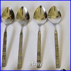 VTG MCM Oneida CAPRI Distinction Deluxe HH Stainless Flatware Set 71 Pieces