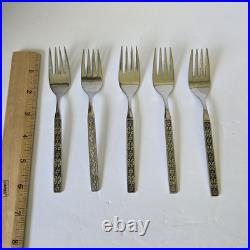 VTG MCM Oneida CAPRI Distinction Deluxe HH Stainless Flatware Set 71 Pieces