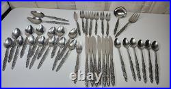VTG MCM Oneida Northwood Stainless Japan Shangri La Flatware 38 Pieces