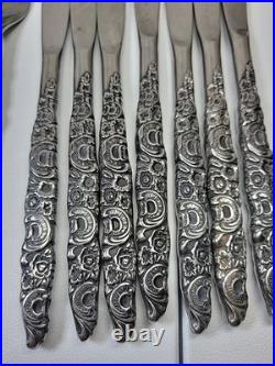VTG MCM Oneida Northwood Stainless Japan Shangri La Flatware 38 Pieces