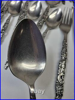 VTG MCM Oneida Northwood Stainless Japan Shangri La Flatware 38 Pieces