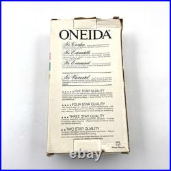 VTG Oneida Arbor Rose True Song 20 Pc Flatware Silverware Set for 4 Forks Spooon