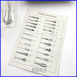 VTG Oneida Arbor Rose True Song 20 Pc Flatware Silverware Set for 4 Forks Spooon