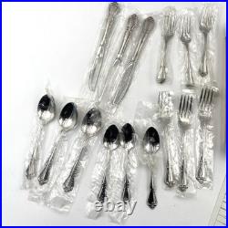 VTG Oneida Arbor Rose True Song 20 Pc Flatware Silverware Set for 4 Forks Spooon