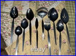 VTG Oneida Community Satinique Stainless Flatware 70's See Pics 72 Pieces VTG Oneida Community Satinique Stainless Flatware 70's See Pics 72 Pieces