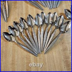 VTG Oneida Community Stainless Flatware Japan Service for 9 + Xtra (73 Total)