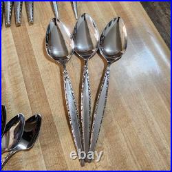 VTG Oneida Community Stainless Flatware Japan Service for 9 + Xtra (73 Total)