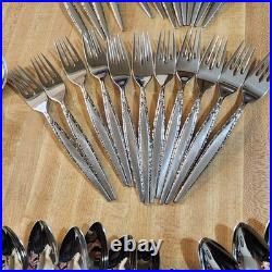 VTG Oneida Community Stainless Flatware Japan Service for 9 + Xtra (73 Total)