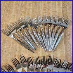 VTG Oneida Community Stainless Flatware Japan Service for 9 + Xtra (73 Total)