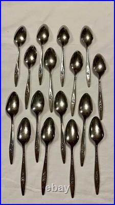 VTG Oneida Craft Deluxe Lasting Rose Stainless Flatware Service for 12 72+ pcs
