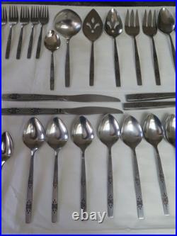 VTG Oneida Profile Stainless Flatware ORLANDO Set 71 pc LOT Mid Century MCM