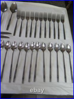 VTG Oneida Profile Stainless Flatware ORLANDO Set 71 pc LOT Mid Century MCM