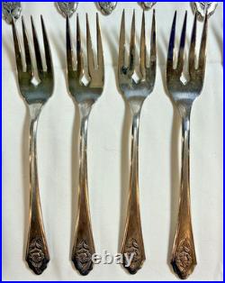 VTG Oneida Silverware SENTIMENTAL ROSE Stainless Rogers Premier 19 Piece Set