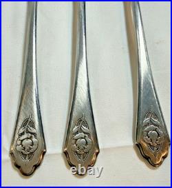 VTG Oneida Silverware SENTIMENTAL ROSE Stainless Rogers Premier 19 Piece Set