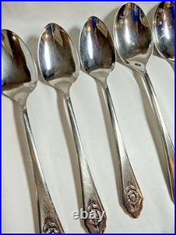 VTG Oneida Silverware SENTIMENTAL ROSE Stainless Rogers Premier 19 Piece Set