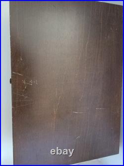 VTG SSS Oneida Montage Stainless Flatware Floral Black Embossed 79 Piece Set