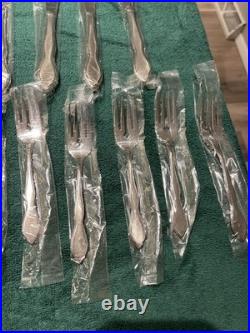 Vintage 1881 Rodgers Stainless Steel Twilight Oneida LTD 50 Piece Flatwear Set