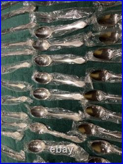 Vintage 1881 Rodgers Stainless Steel Twilight Oneida LTD 50 Piece Flatwear Set