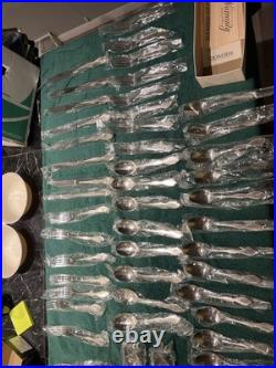 Vintage 1881 Rodgers Stainless Steel Twilight Oneida LTD 50 Piece Flatwear Set