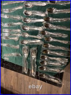 Vintage 1881 Rodgers Stainless Steel Twilight Oneida LTD 50 Piece Flatwear Set