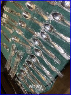 Vintage 1881 Rodgers Stainless Steel Twilight Oneida LTD 50 Piece Flatwear Set
