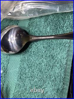 Vintage 1881 Rodgers Stainless Steel Twilight Oneida LTD 50 Piece Flatwear Set