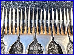 Vintage 29 pc Oneida ARBOR ROSE Pattern Stainless Steel Serving Set Made in USA