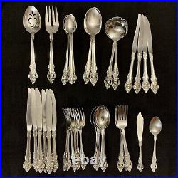 Vintage 46 pcs ONEIDA Community Stainless Flatware Set Spoons Forks Knifes Lot