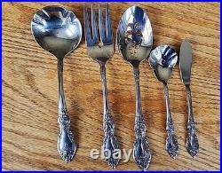 Vintage 69 PIECE Wordsworth- OC Stainless Flatware By Oneida USA With Case