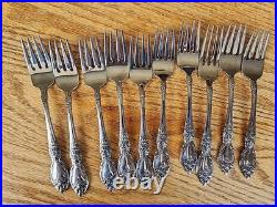 Vintage 69 PIECE Wordsworth- OC Stainless Flatware By Oneida USA With Case